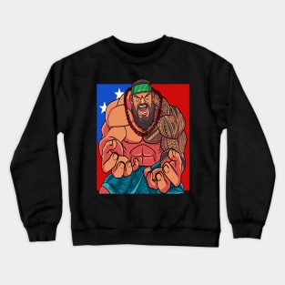 Samoan Pride Fa'a Samoa Flag Polynesian Warrior Tatau Crewneck Sweatshirt